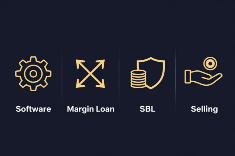 portfolio rebalancing tool comparison showing securities-based lending, software and selling stocks