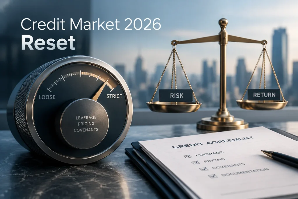 Credit market 2026, lenders resetting leverage, pricing and covenant standards