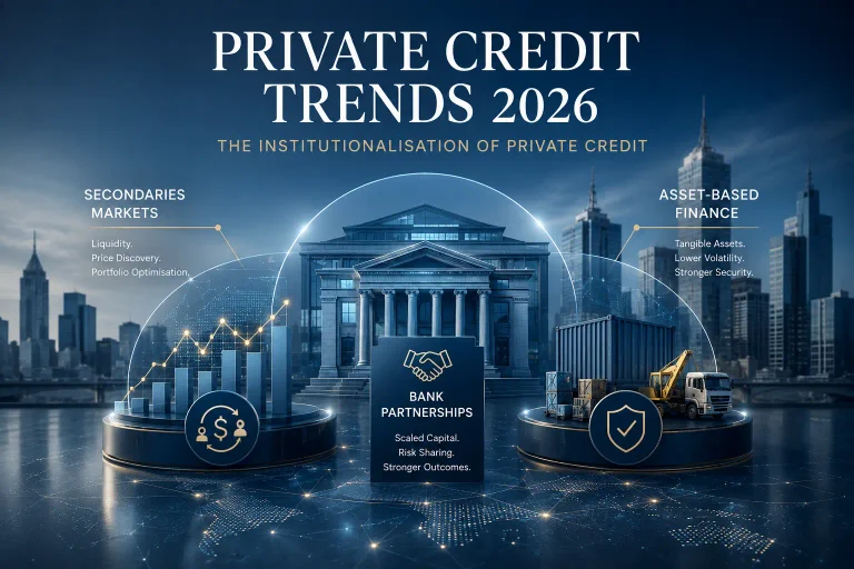 Private credit trends 2026: institutionalisation through secondaries markets, asset-based finance and bank partnerships