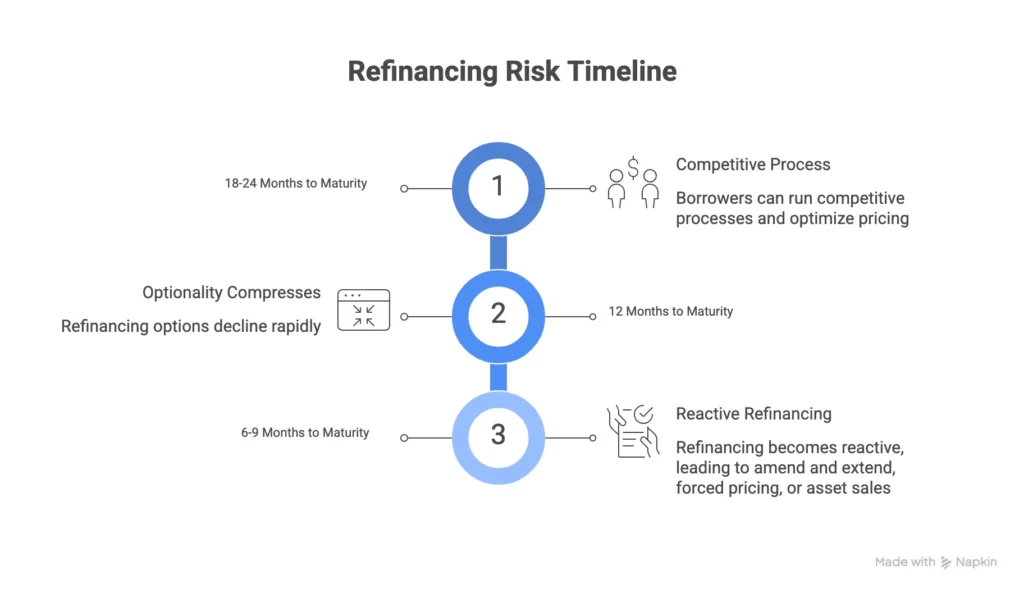 Refinancing Risk Timeline 