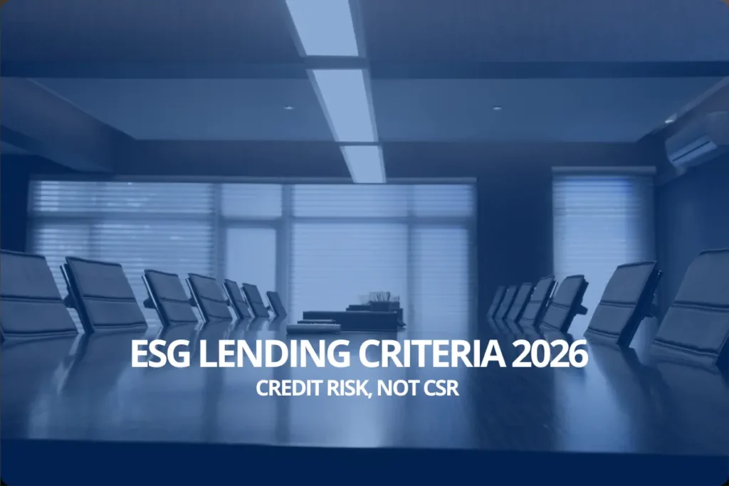 esg lending criteria 2026