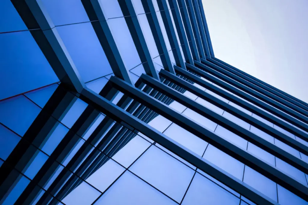 Senior debt commercial real estate, office building facade
